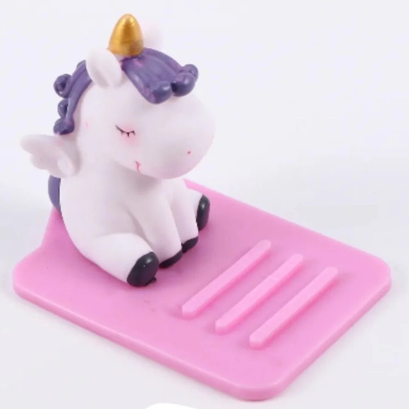 Unicorn phone holder, table mount stand, hands free, tablet, cellphone - Picture 1 of 8